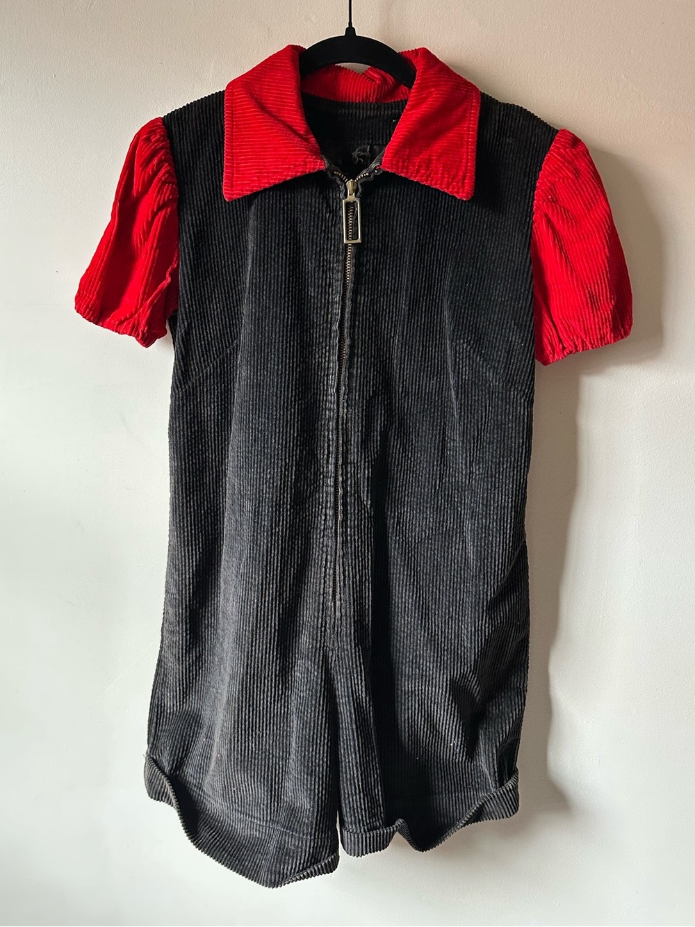 Vintage 60s/70s Corduroy Shorts Romper